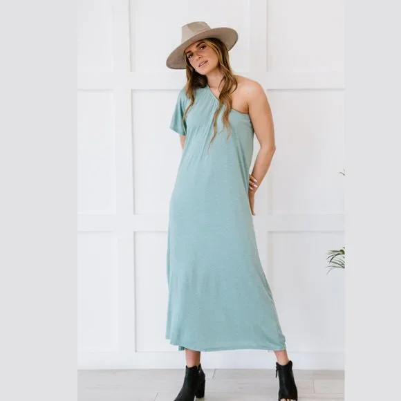 Last One New Dash of Sass One-Shoulder Dress - Picture 5 of 5